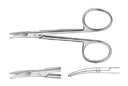 БЕБІ НОЖИЦІ ДЛЯ НІГТІВ ВИГН.85MM